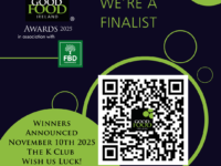 We are a Finalist in the Good Food Ireland Awards 2025
